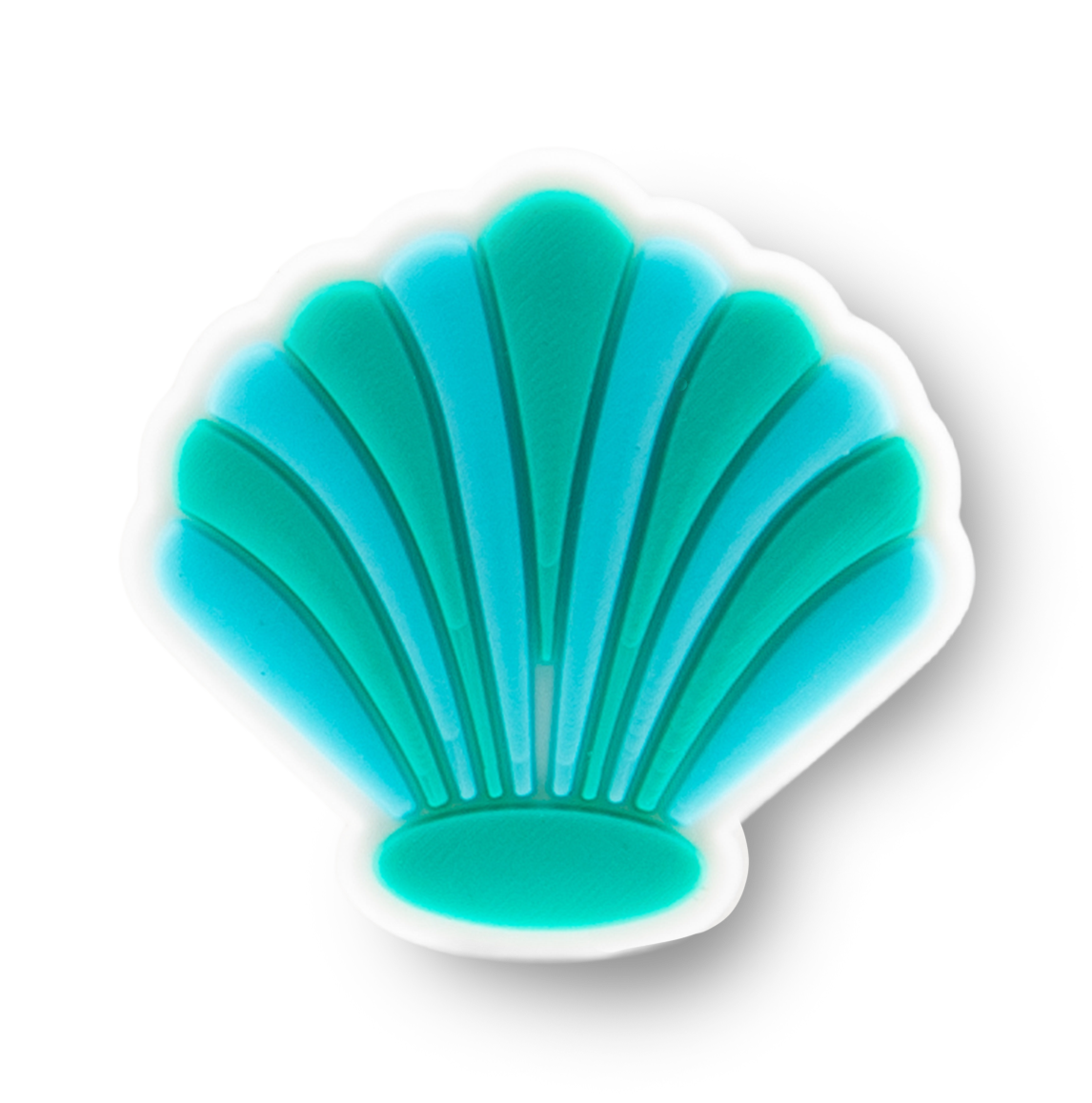 Aqua Sea Shell Charm