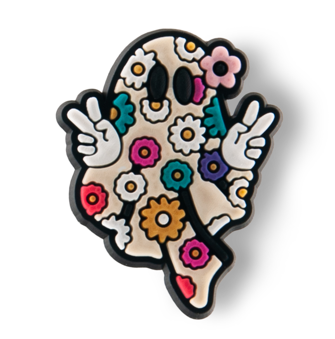 Floral Ghost Charm