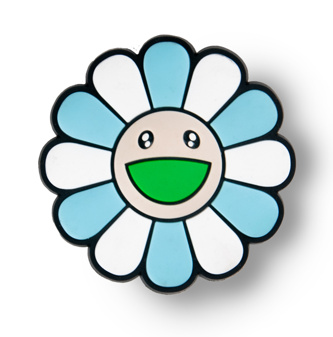 Baby Blue Happy Flower Charm