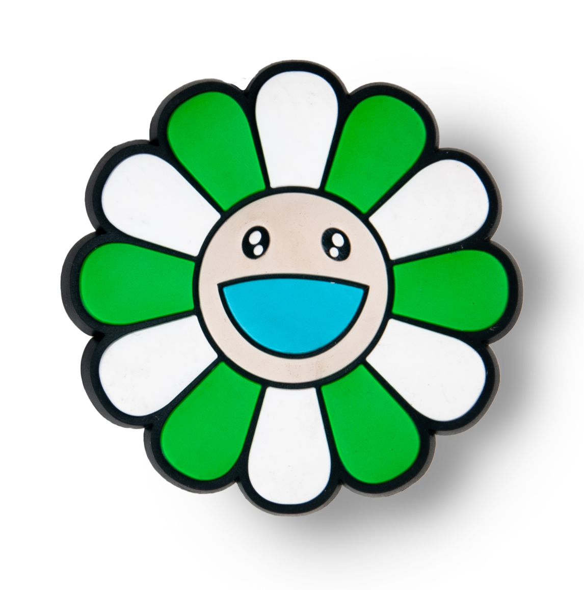 Happy Flower Charm (Green)
