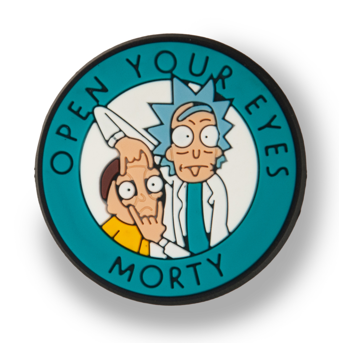 "Open Your Eyes Morty" Charm