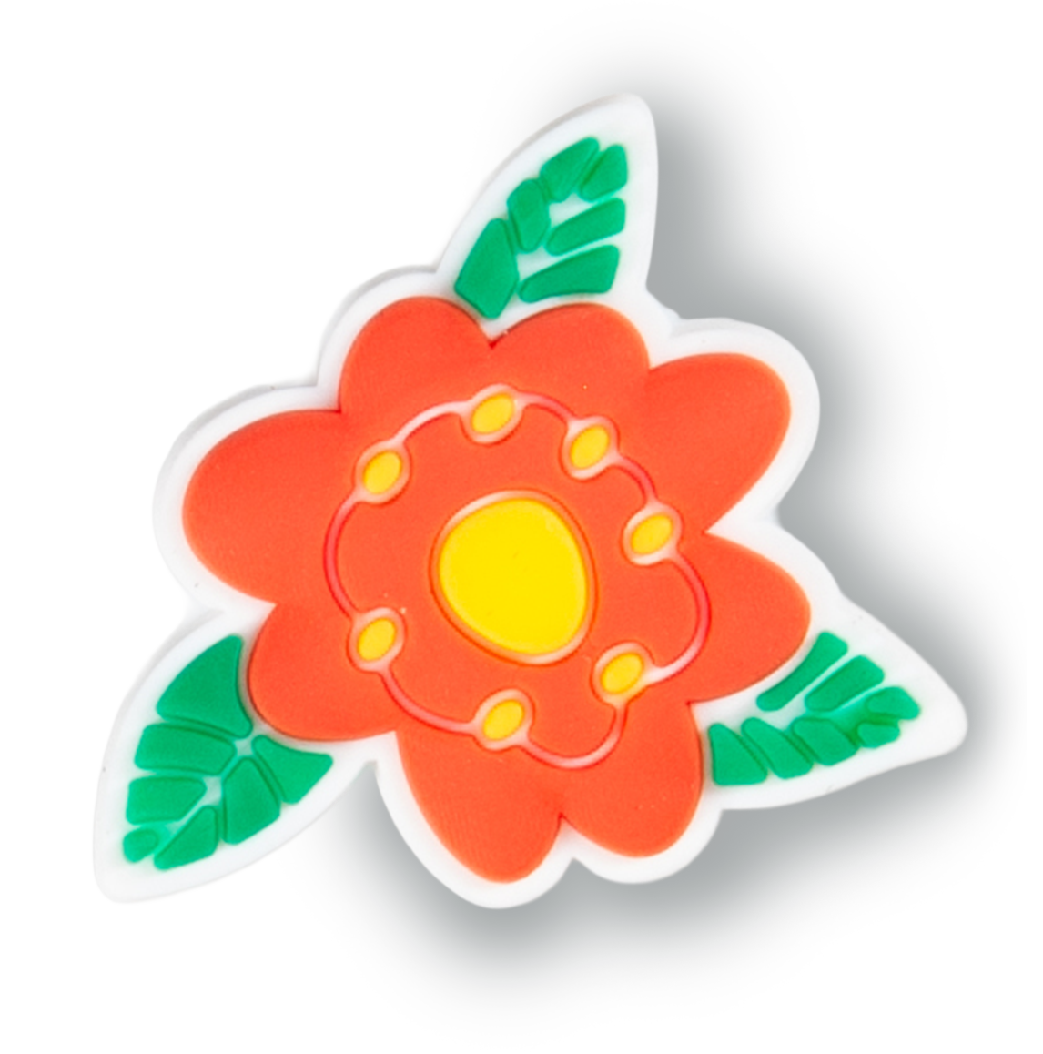 Orange Sunpetal Flower Charm