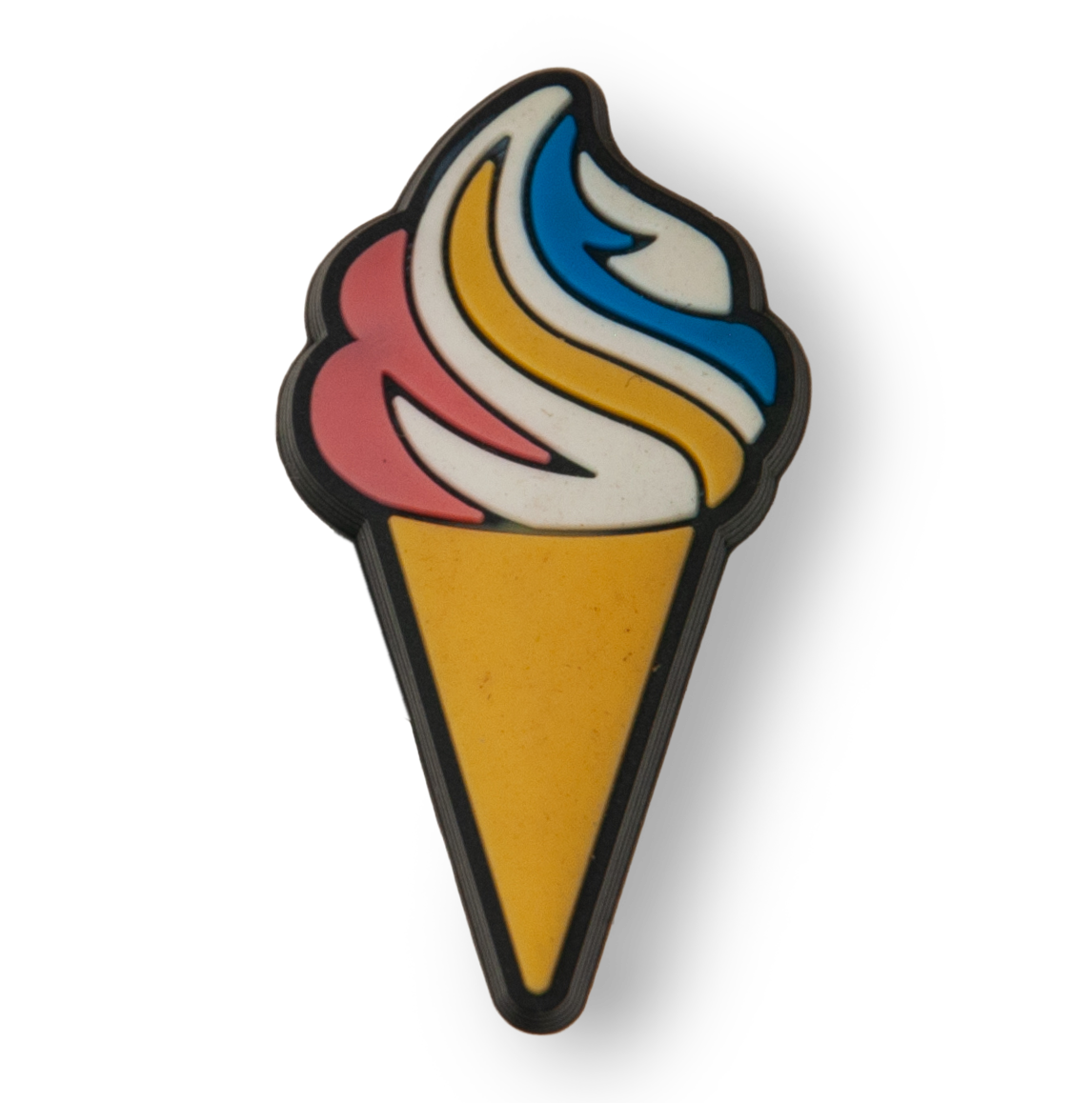 Swirl Ice Cream Cone Charm