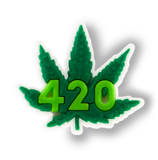 420 Leaf Charm
