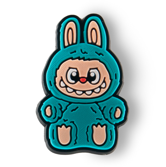 Aqua Labubu Doll Charm