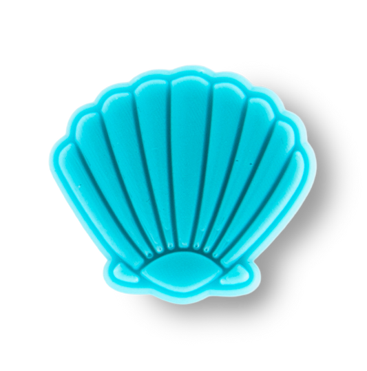 Baby Blue Sea Shell Charm