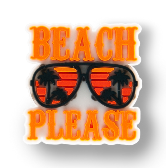 "Beach Please" Charm