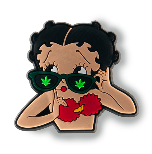 Betty Boop 420 Glasses Charm