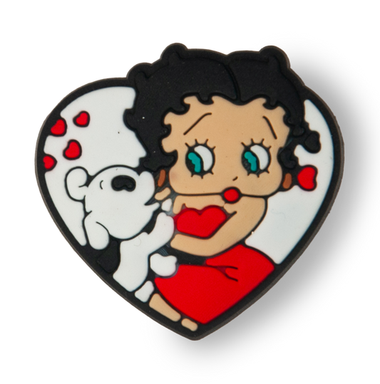 Betty Boop Heart Charm