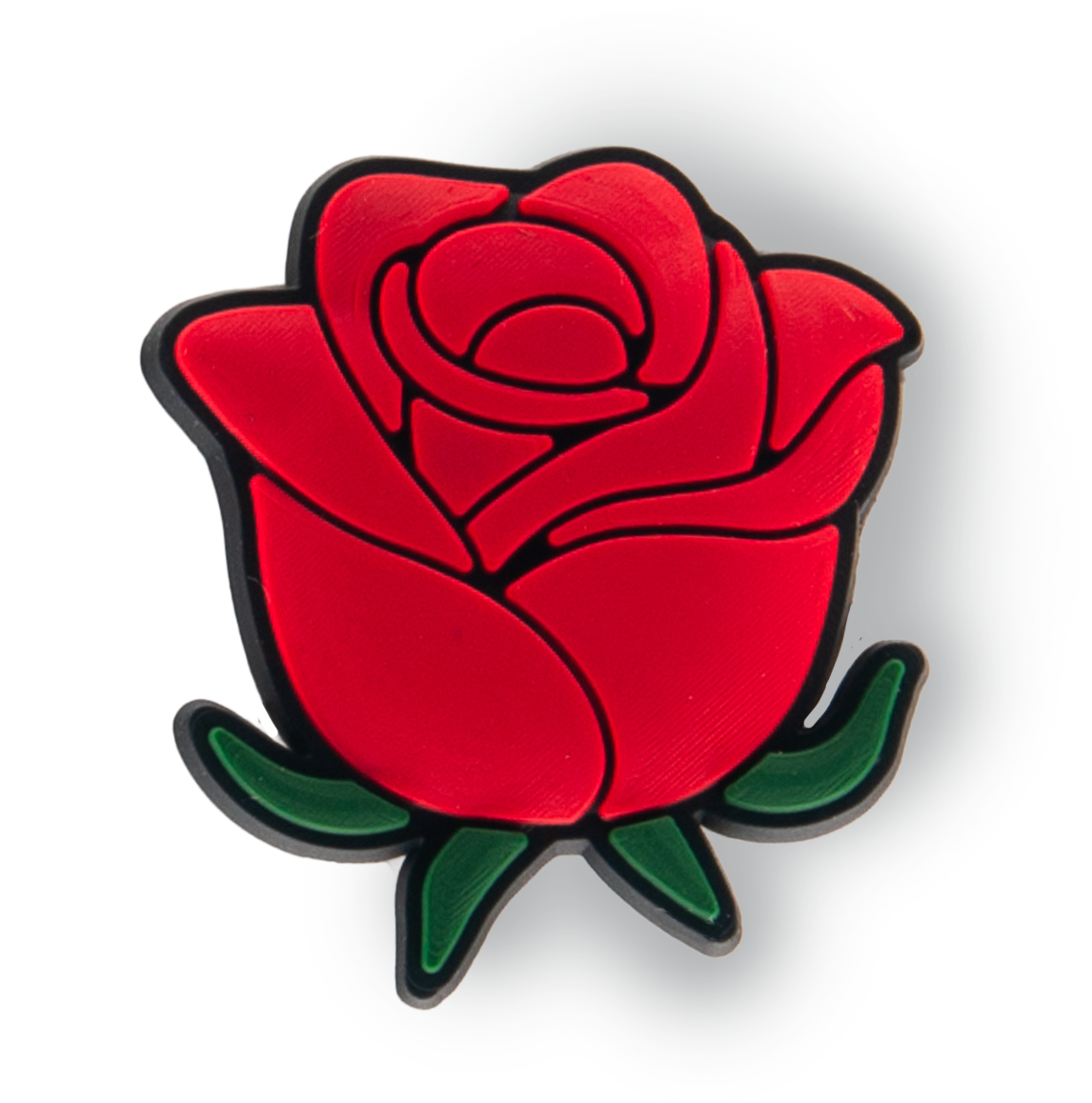 Classic Rose Flower Charm