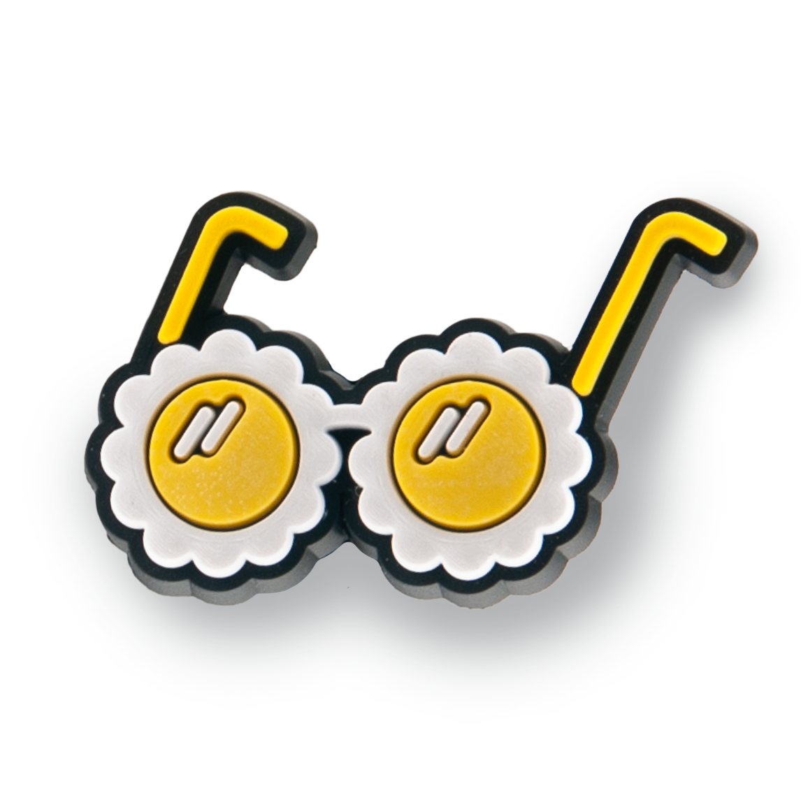 Daisy Flower Glasses Charm