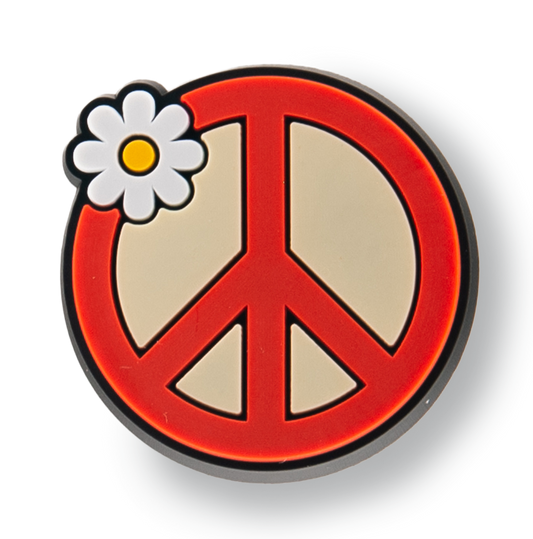 Daisy Peace Sign Charm