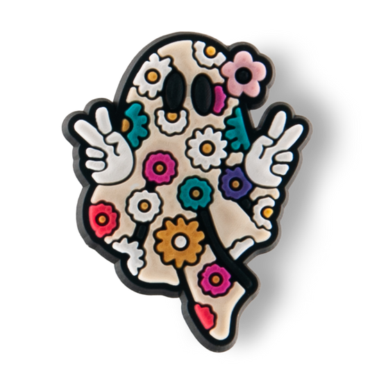 Floral Ghost Charm