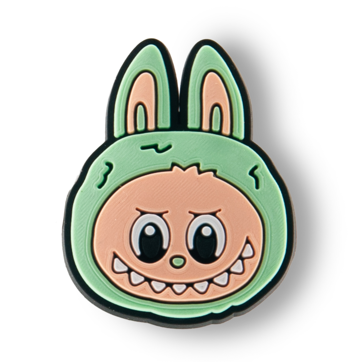 Green Labubu Head Charm