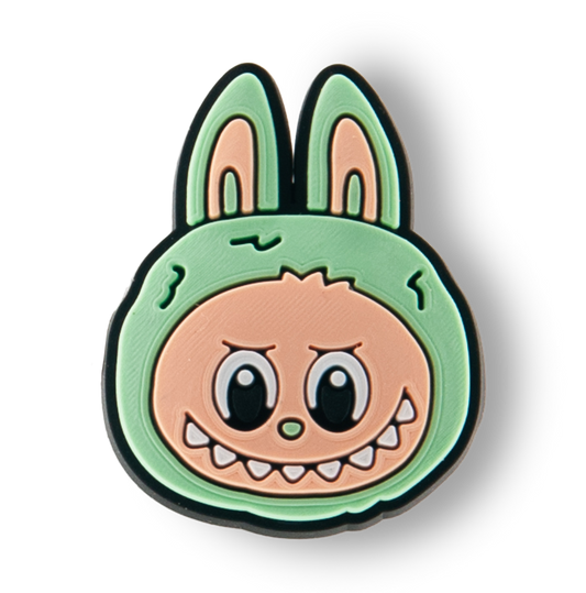 Green Labubu Head Charm