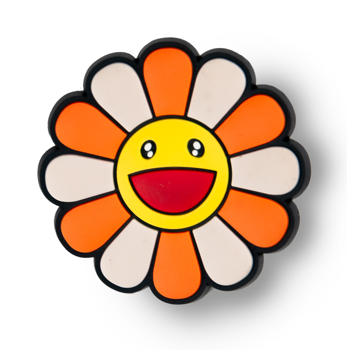 Orange Happy Flower Charm