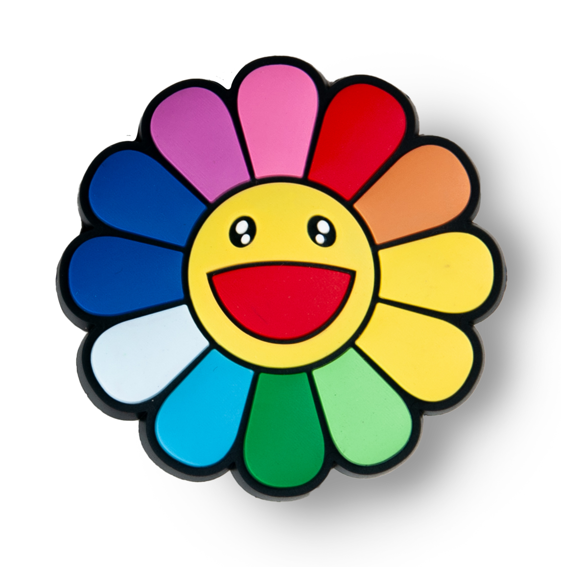 Rainbow Happy Flower Charm