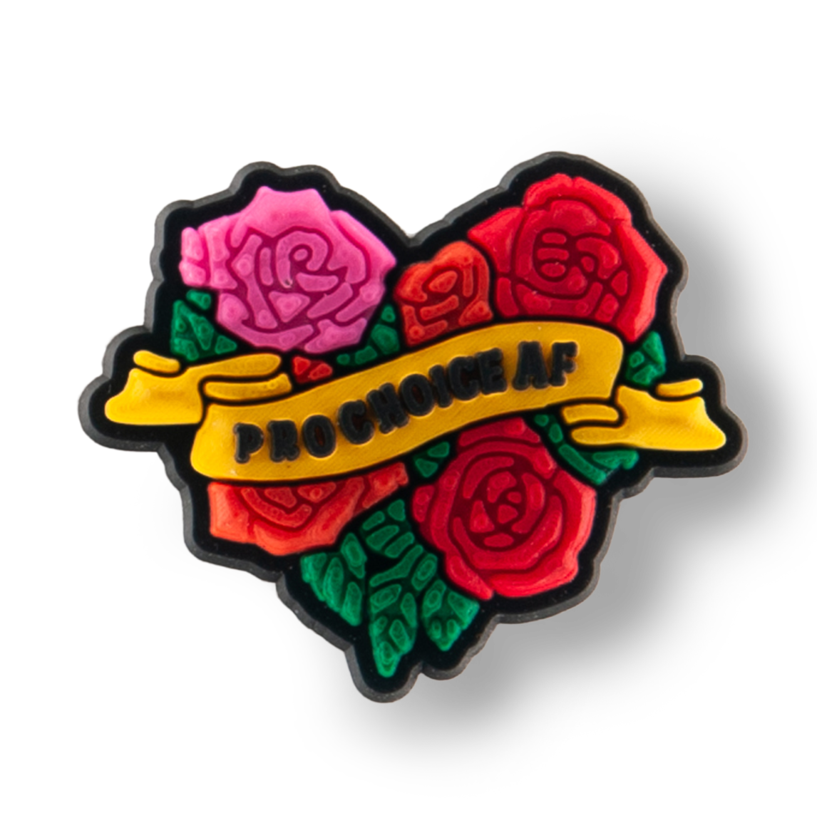 Heart Flower Bouquet Charm