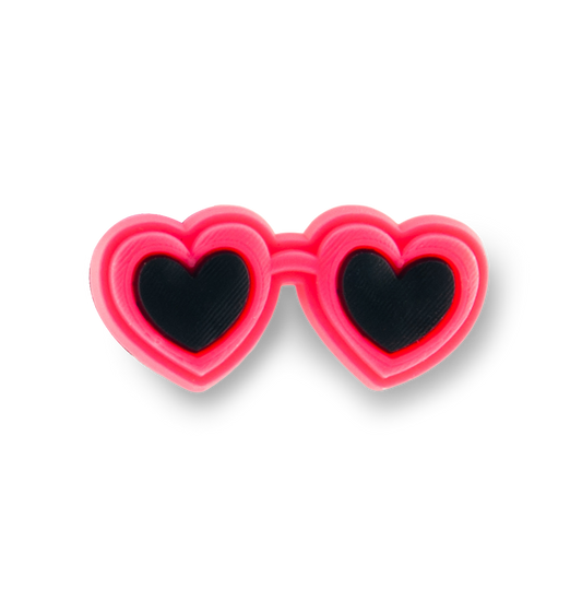 Pink Heart Sunglasses Charm