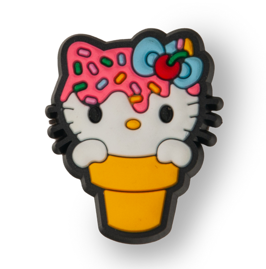 Hello Kitty Ice Cream Cone Charm