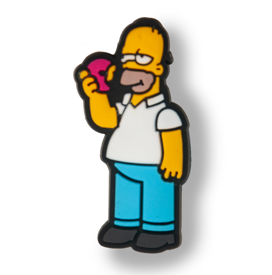 Homer Eating Donut Charm