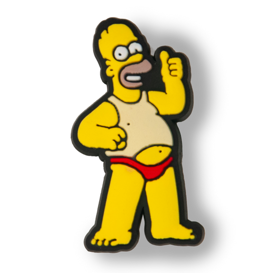 Homer In A Speedo Charm