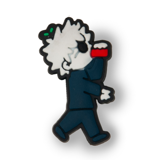 Iconic JJK Walk Scene - Gojo Charm