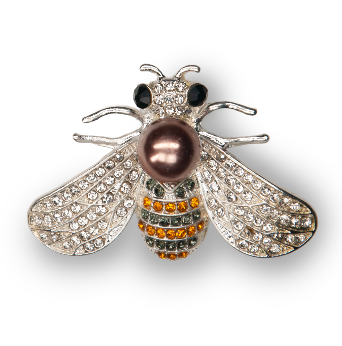 Jeweled Bee Metal Charm