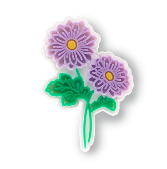 Lavender Flowers Charm