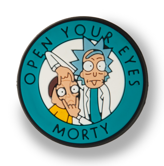 "Open Your Eyes Morty" Charm