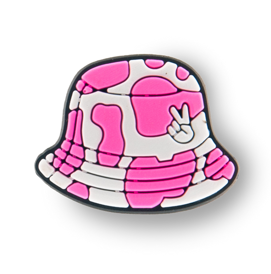 Pink Bucket Hat Charm