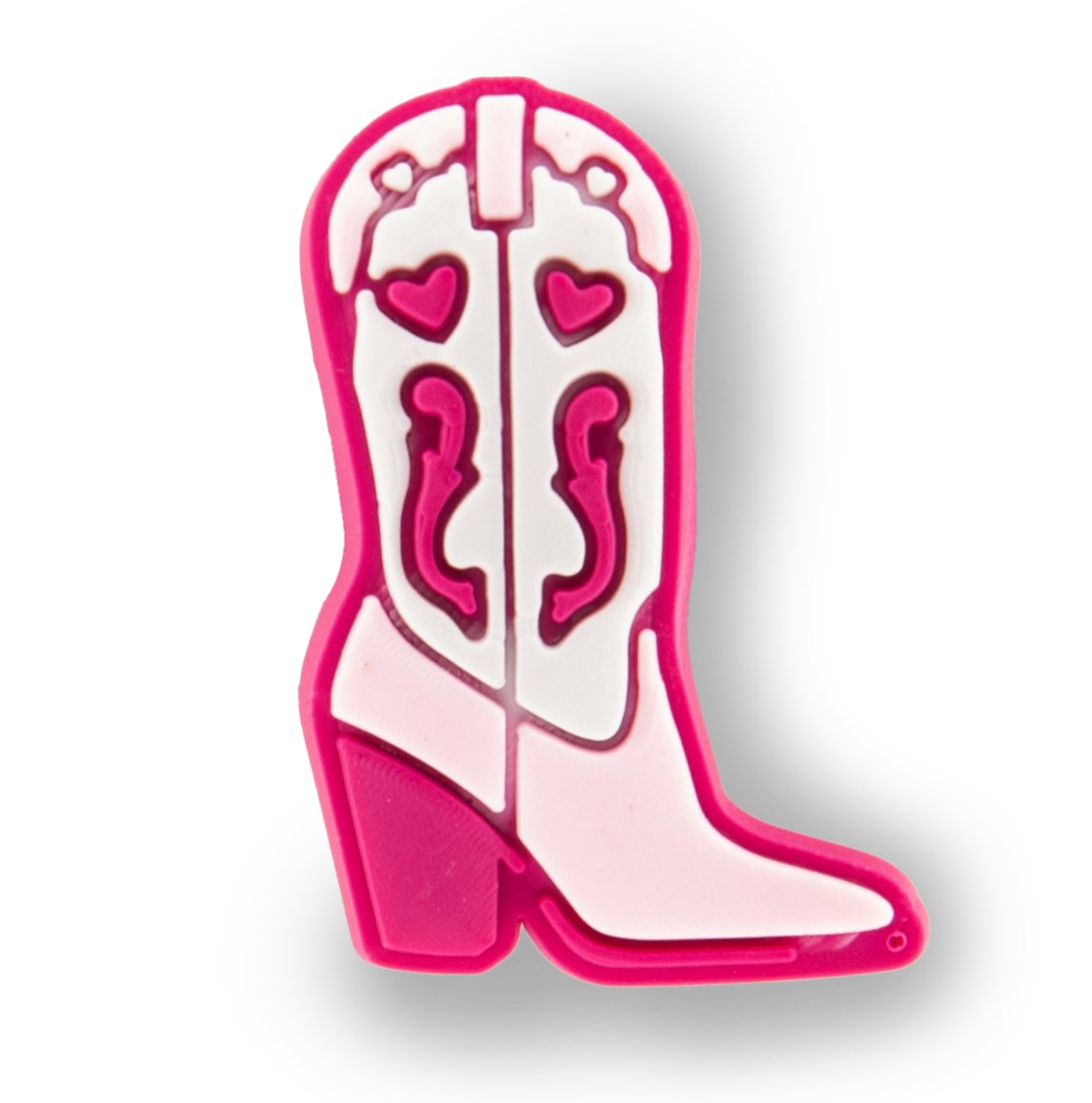 Pink Cow Girl Boots Charm