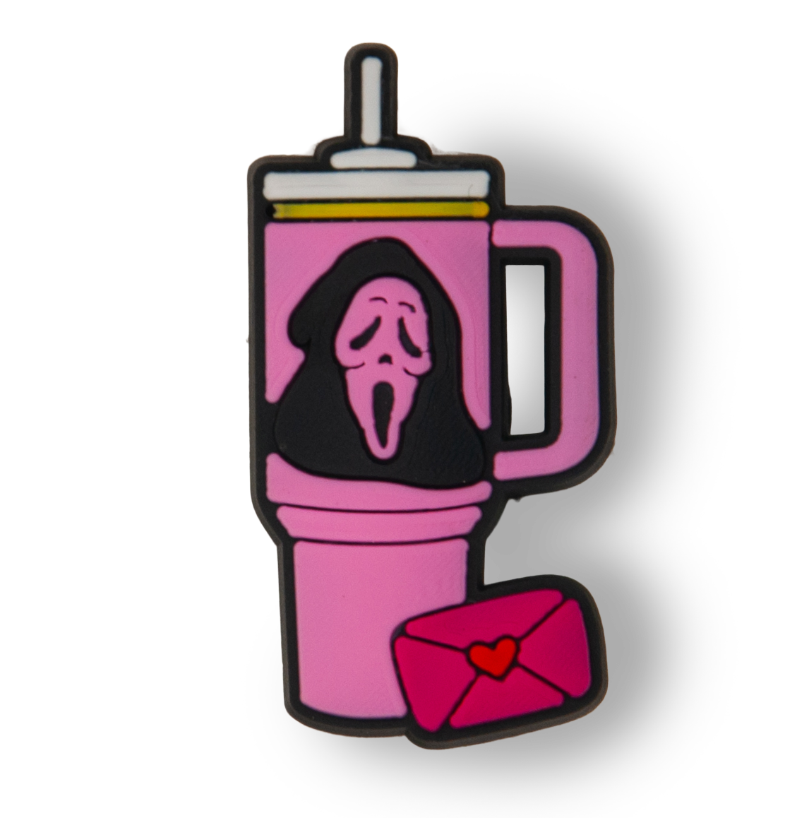 Pink Ghostface Stanley Cup Charm