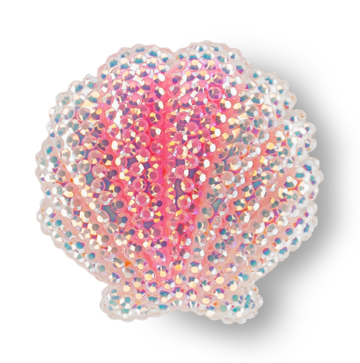 Pink Glitter Sea Shell Charm