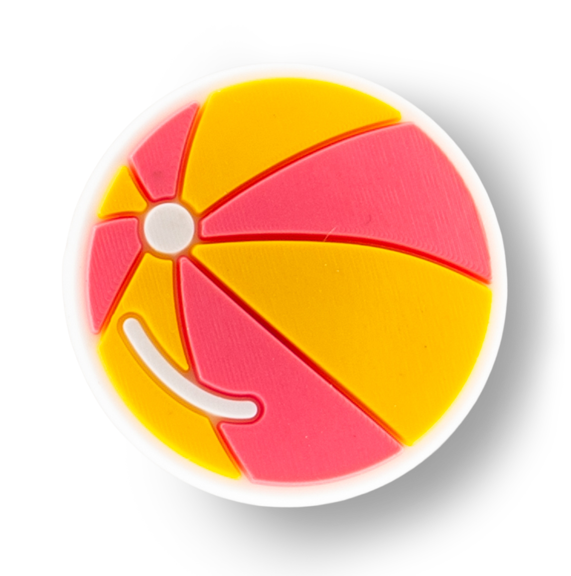 Pink & Yellow Beach Ball Charm