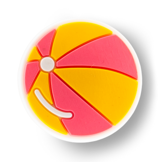 Pink & Yellow Beach Ball Charm