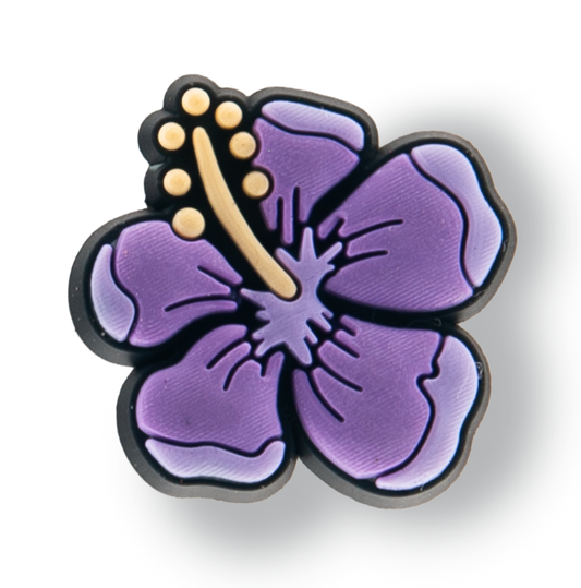 Purple Azalea Flower Charm