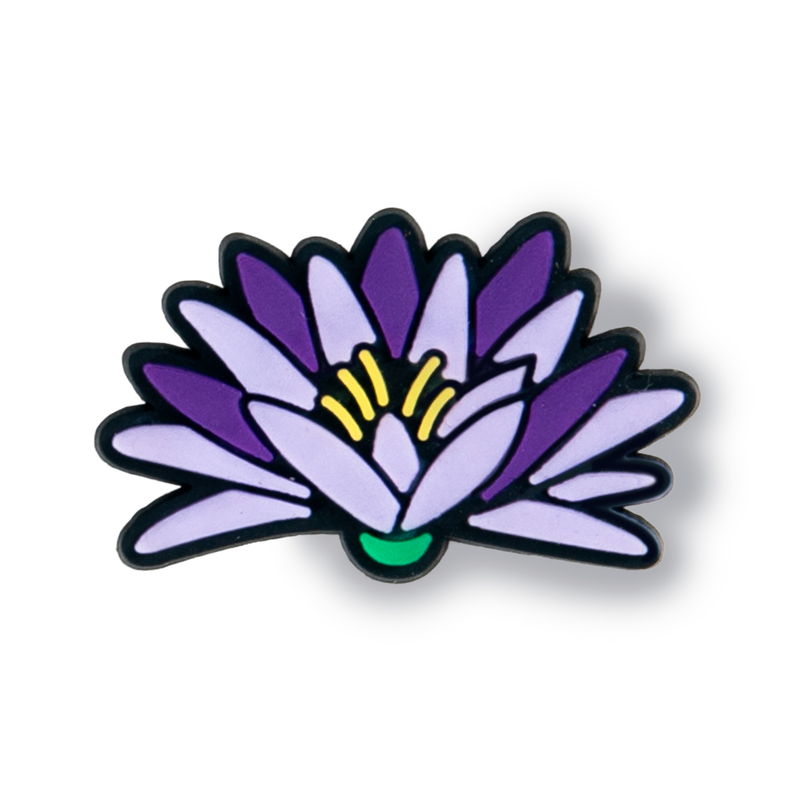 Purple Lotus Flower Charm