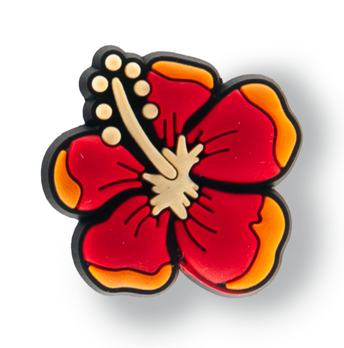 Red Azalea Flower Charm