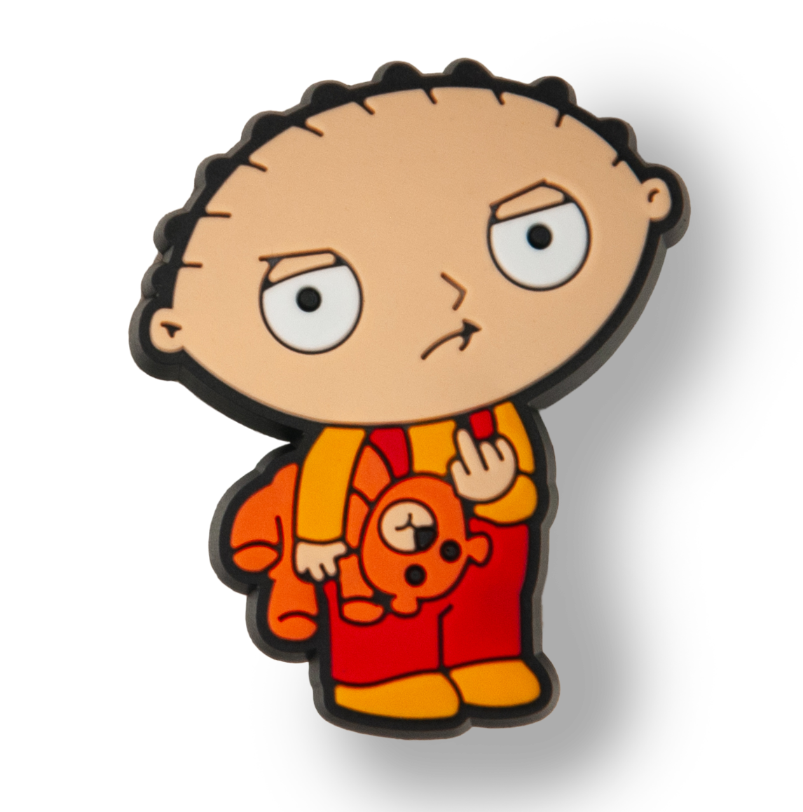 Stewie Middle Finger Charm