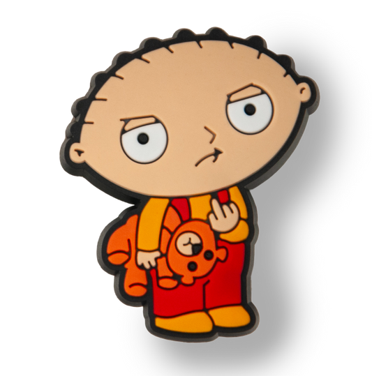 Stewie Middle Finger Charm