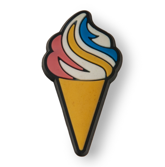 Swirl Ice Cream Cone Charm