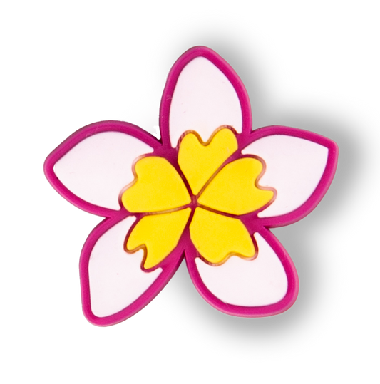 Tropical Flower Charm (Pink & Yellow)
