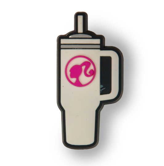 White Barbie Stanley Cup Charm