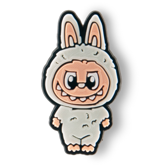 White Labubu Charm